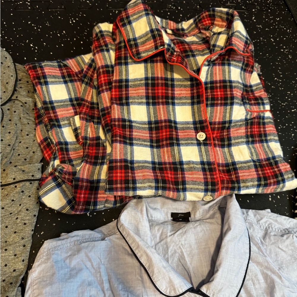 Plaid Flannel Pajama SET